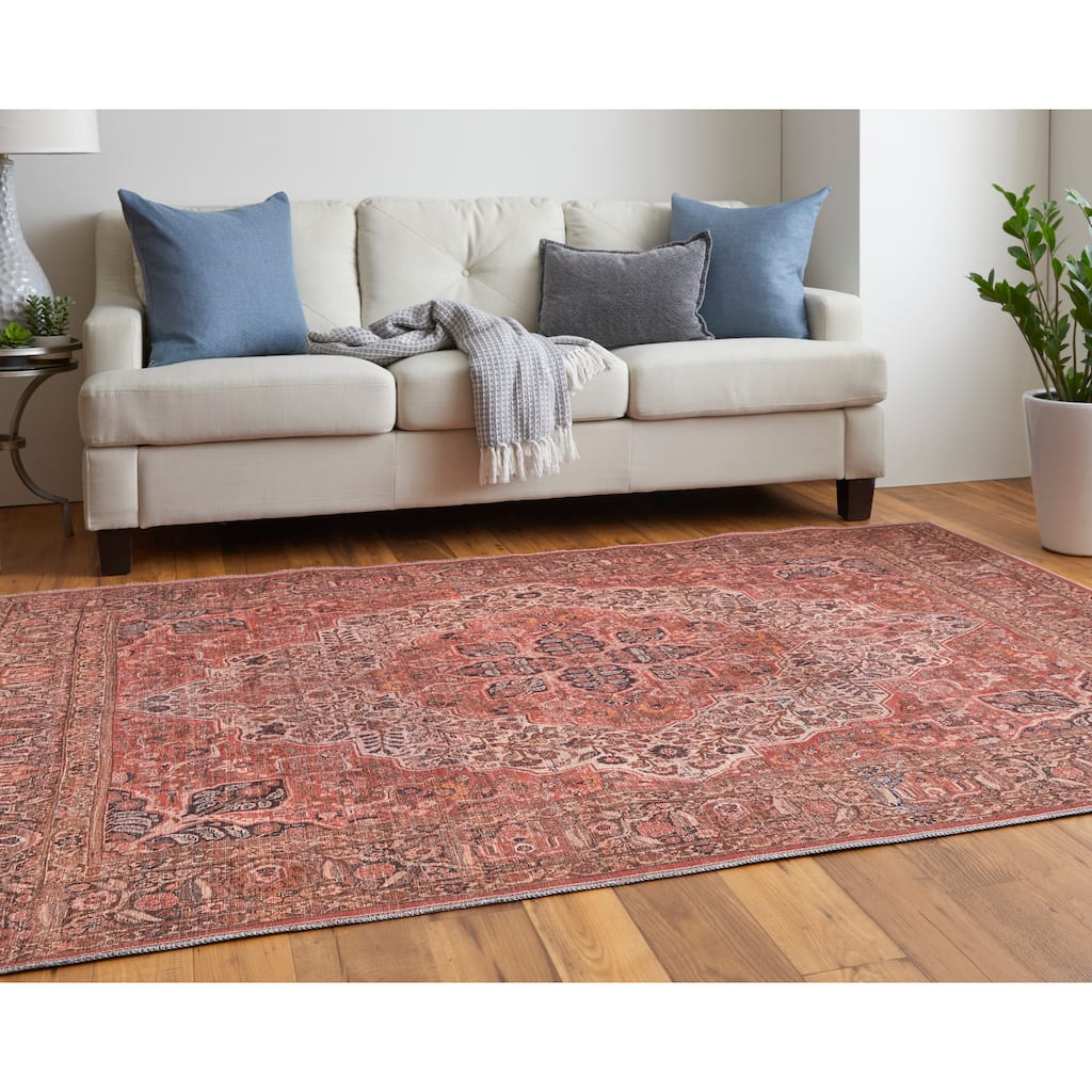Birchlawn Power Loomed Oriental Area Rug
