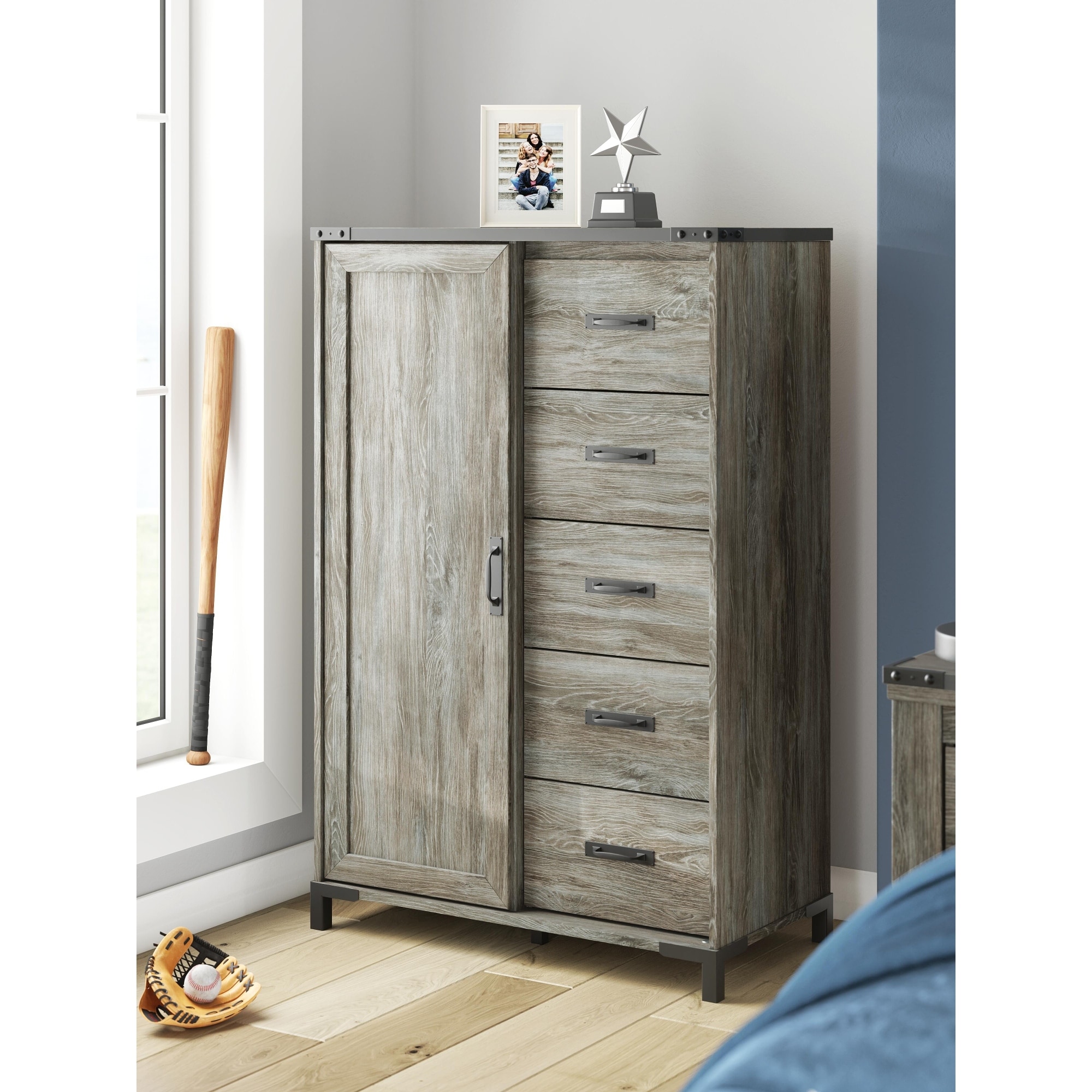 Signature Design by Ashley Frandern Gray Dressing Chest