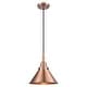 preview thumbnail 6 of 19, Innovations Lighting Downtown Urban - Caden Briarcliff - 1 Light 10" Cord Hung Mini Pendant Antique Copper