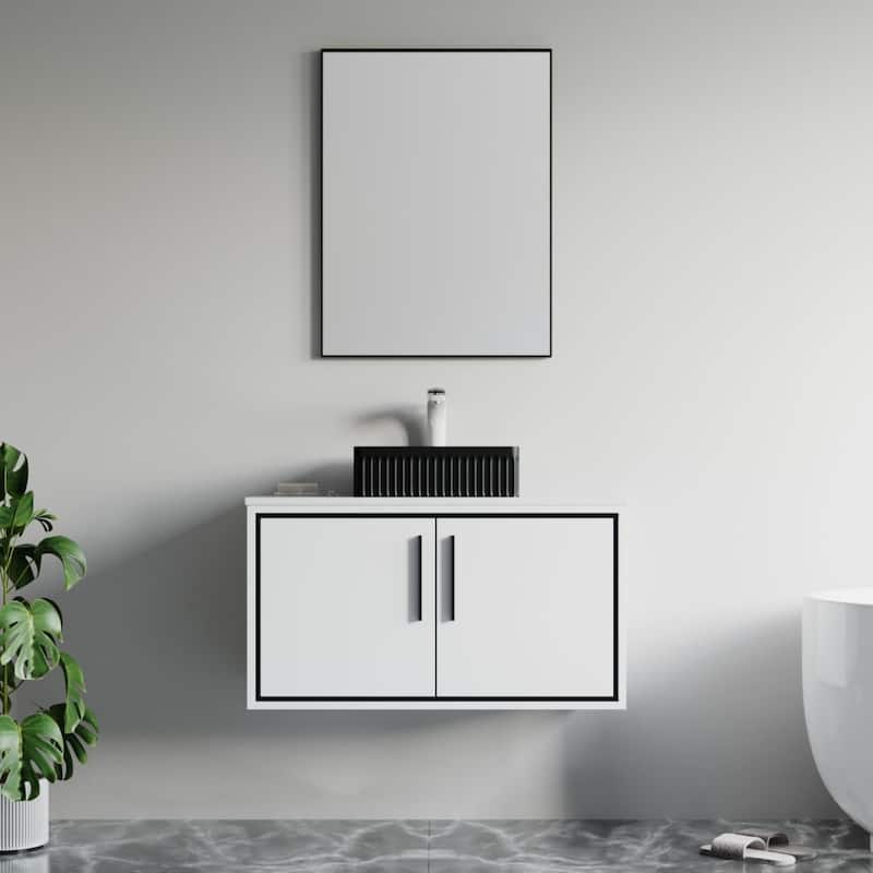 Dowell Fluted Ceramic Vessel Sink