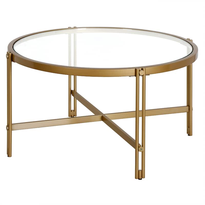 Inez 32" Wide Round Coffee Table