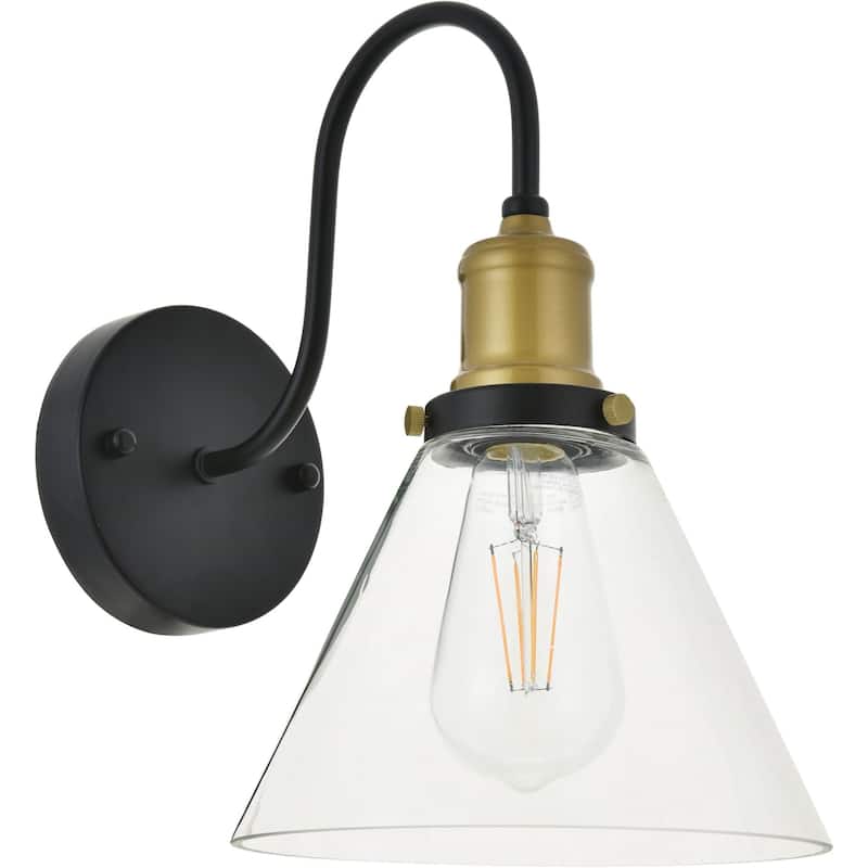 Elegant Lighting Histoire Single Light 11" Tall Wall Sconce