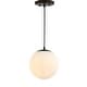 preview thumbnail 27 of 59, 7.75" Globe LED Pendant by JONATHAN Y