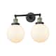 Option Black Antique Brass / Matte White