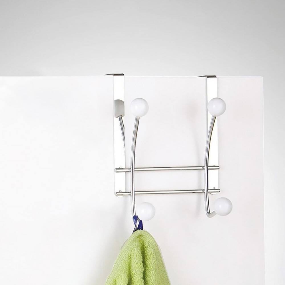 Over The Door Hook Rack with 4 Ball Ends