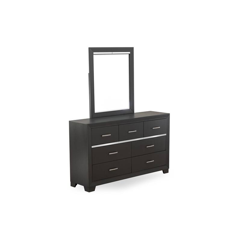 East West Furniture Denali Queen Size Bedroom Set with Upholstered Headboard (Pieces Option)