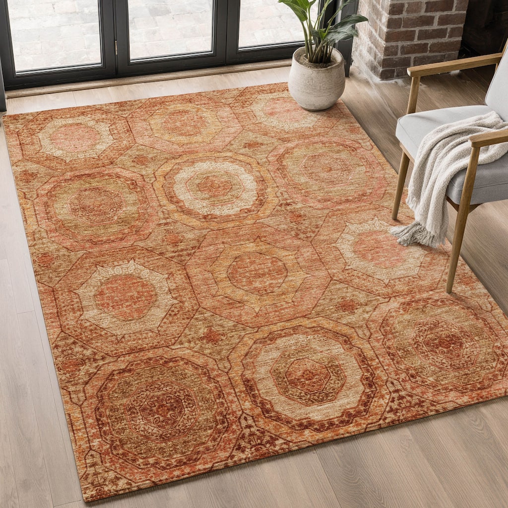 Premium Washable Super Soft Traditional Mamluk Mayfield Rug