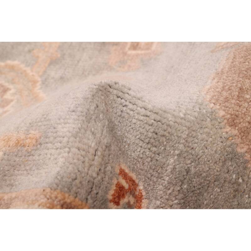 ECARPETGALLERY Hand-knotted Jules Serapi Grey Wool Rug - 8'2 x 10'1