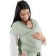 preview thumbnail 6 of 35, Baby Wrap Carrier, Soft & Secure Infant Wrap by Comfy Cubs Fern