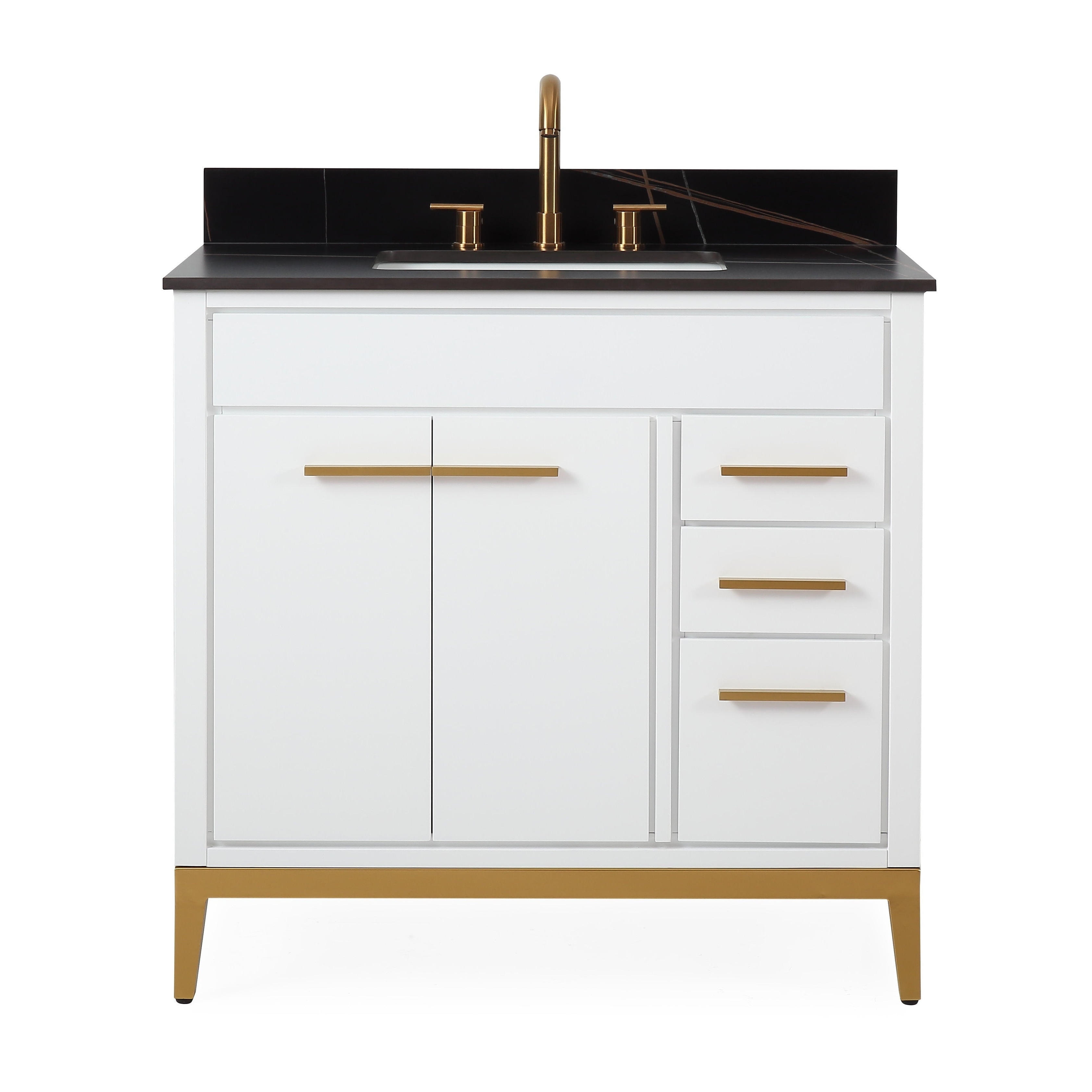 36" Tennant Brand Modern Style Beatrice Single Sink Bathroom Vanity