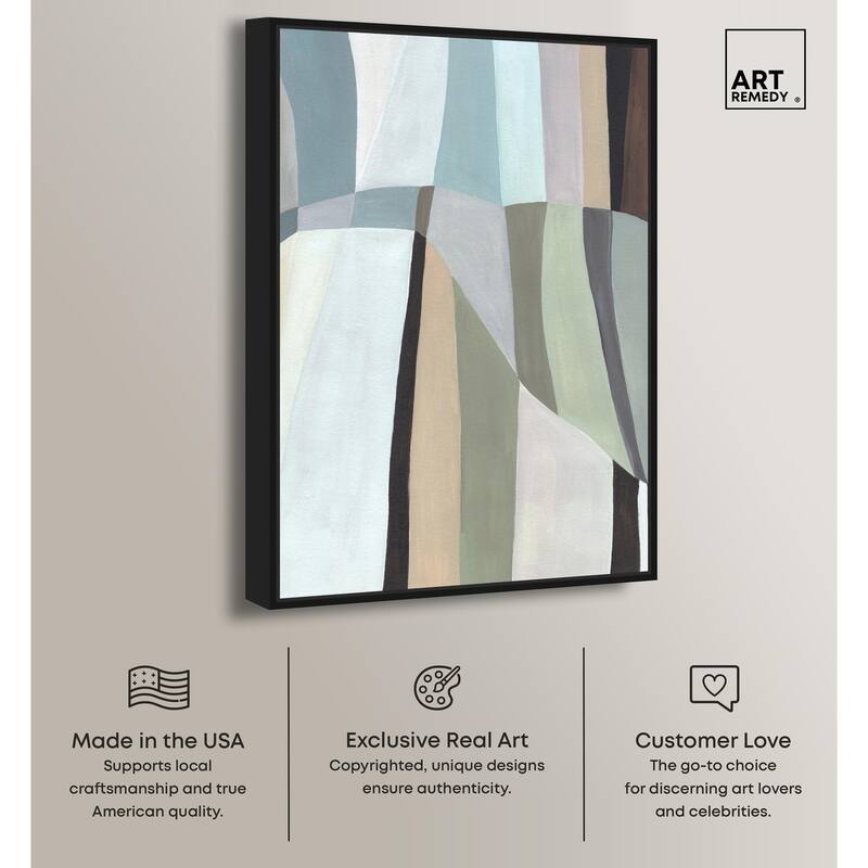 Abstract Fragments I Canvas by Art Remedy