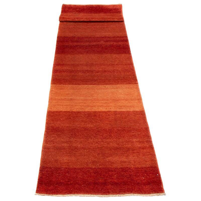 ECARPETGALLERY Hand-knotted Finest Peshawar Ziegler Copper Wool Rug - 3'0 x 16'0