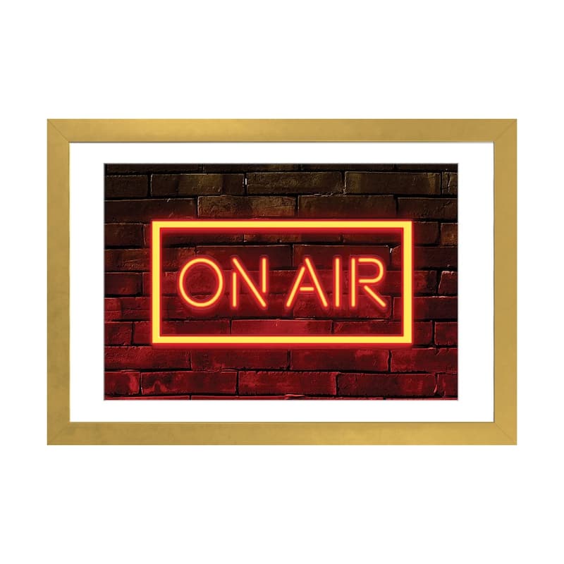 iCanvas "On Air" by Philippe Hugonnard PFA - Gold - 16x24x1