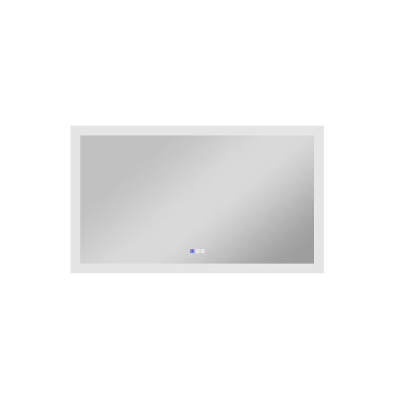 Bathroom Wall Mounted Frameless LED Mirror Super Bright Light With Anti-Fog (Horizontal/Vertical)