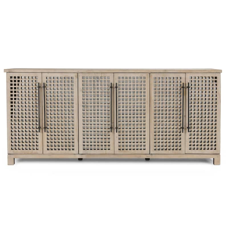Classic Home Landon 6-Door Sideboard Buffet - 96Wx18Dx43H