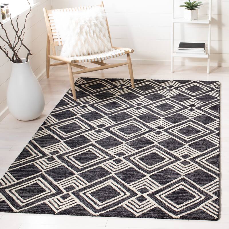 SAFAVIEH Handmade Micro-Loop Sevcan Moroccan Wool Rug