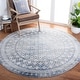 preview thumbnail 101 of 131, SAFAVIEH Brentwood Gusta Traditional Oriental Rug 6'7" x 6'7" Round - Ivory/Light Grey