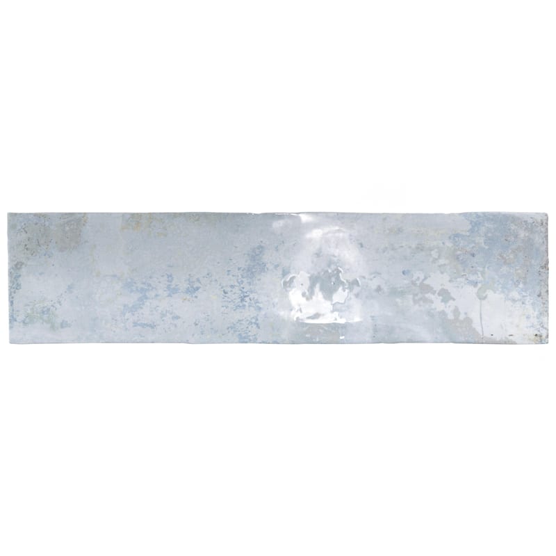 Merola Tile Biarritz Blue 3" x 12" Ceramic Wall Tile