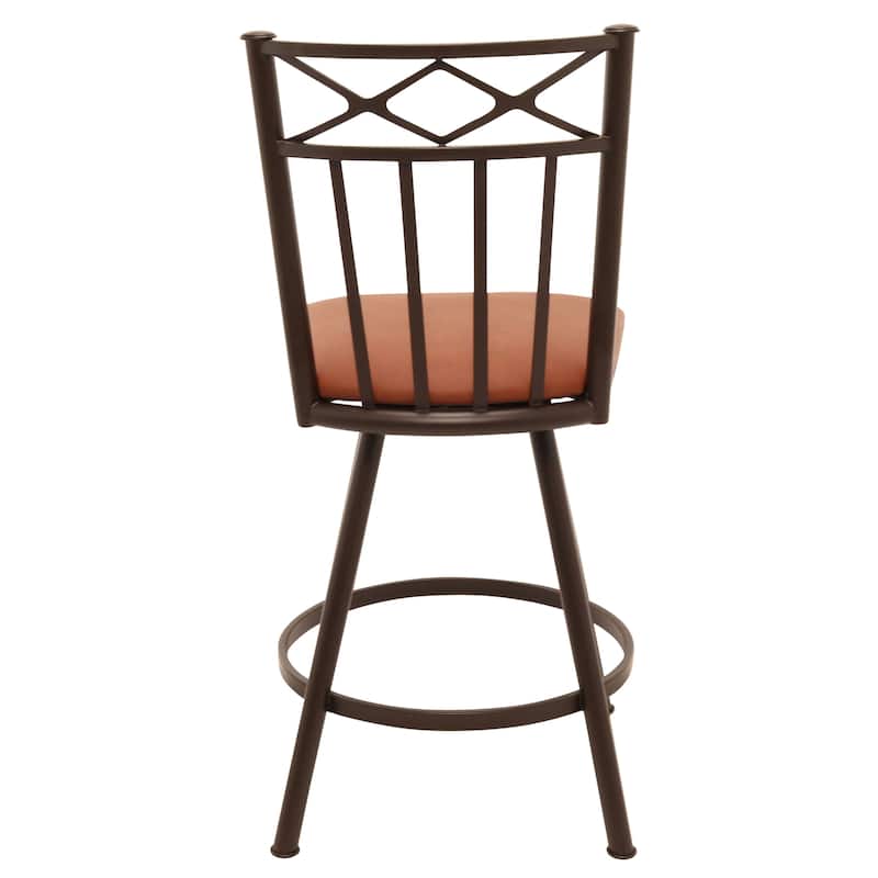 Tempo Furniture Lennix Swivel 26" Counterstool w/ Fully Welded Metal Frame (Commercial Grade) by Furnish Theory (Various Colors)