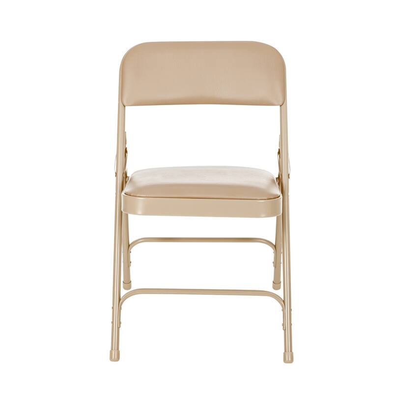 4 Pack Hampden Furnishings Bernadine Collection Vinyl Padded Folding Chair