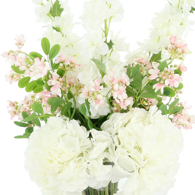 Hydrangea and Stephanotis Arrangement in Vase - 20