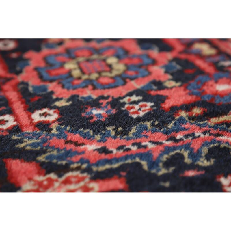 Hand Knotted Oriental 100% Wool Carpet Traditional Medallion Red Heriz (serapi) Area Rug - 15' 0'' X 11' 8''
