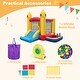 preview thumbnail 9 of 8, Costway Kids Bouncy Castle 480W Blower Included - See Details