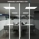 preview thumbnail 6 of 5, Luxrite 2x4 FT LED Flat Panel Light, 30/40/50W, 3 CCT 4000K-6500K, 3750/5000/6250 Lumens, 0-10V Dimmable, ETL DLC 2-Pack