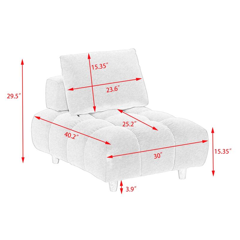 Modern Upholstered Accent Chair