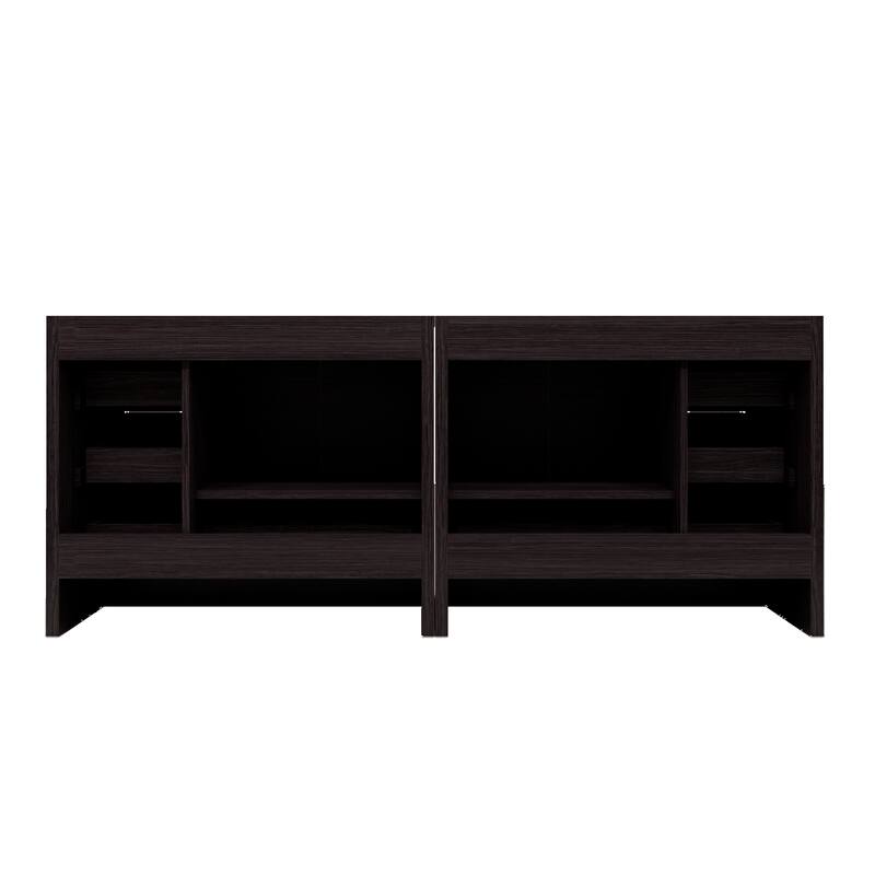 Dove 84'' Freestanding Vanity with Double Reinforced Acrylic Sink