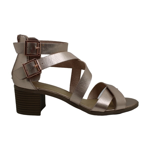 material girl danee block heel city sandals