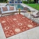 preview thumbnail 3 of 4, Reyn Spooner Kona Coast Oahu Indoor Outdoor Area Rug Red Sand Polypropylene