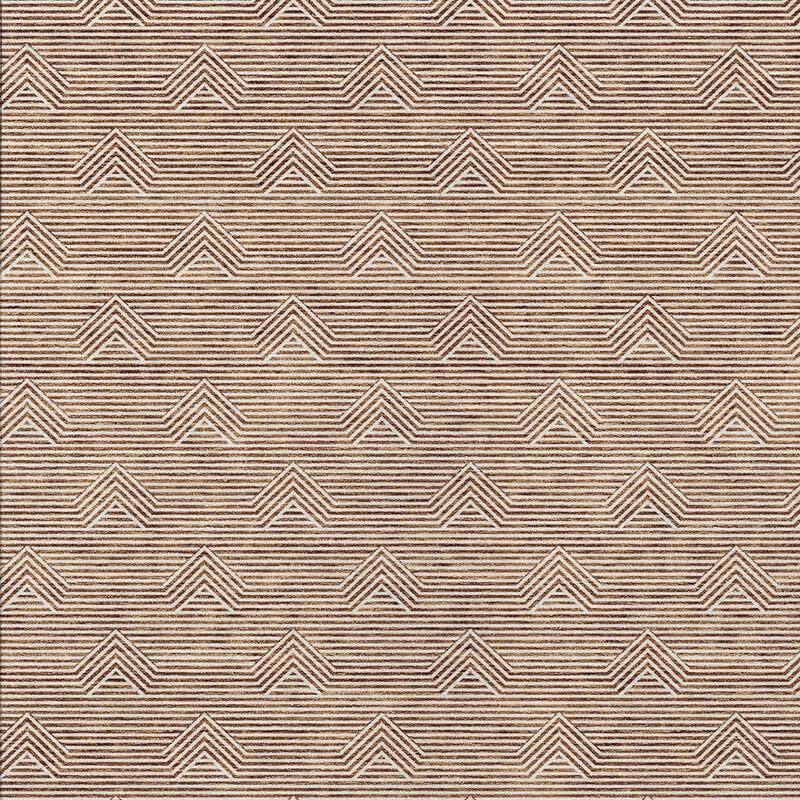 HomeRoots Geometric Transitional Rectangle Outdoor Rug