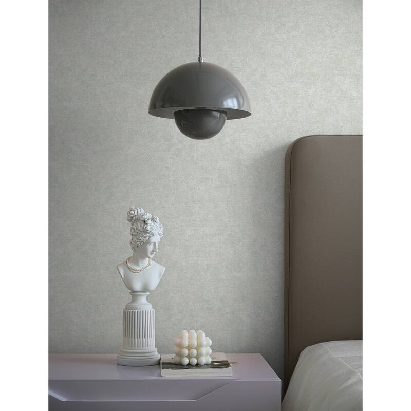 Advantage Beloit Light Grey Shimmer Linen Wallpaper