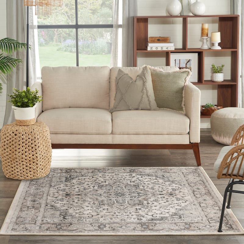 Nourison Concerto Classic Persian Medallion Area Rug.