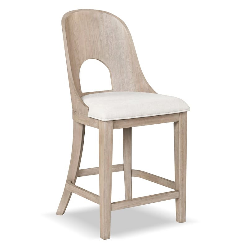 Furniture of America Piez Modern 7-Piece Wood Counter Height Square Dining Set