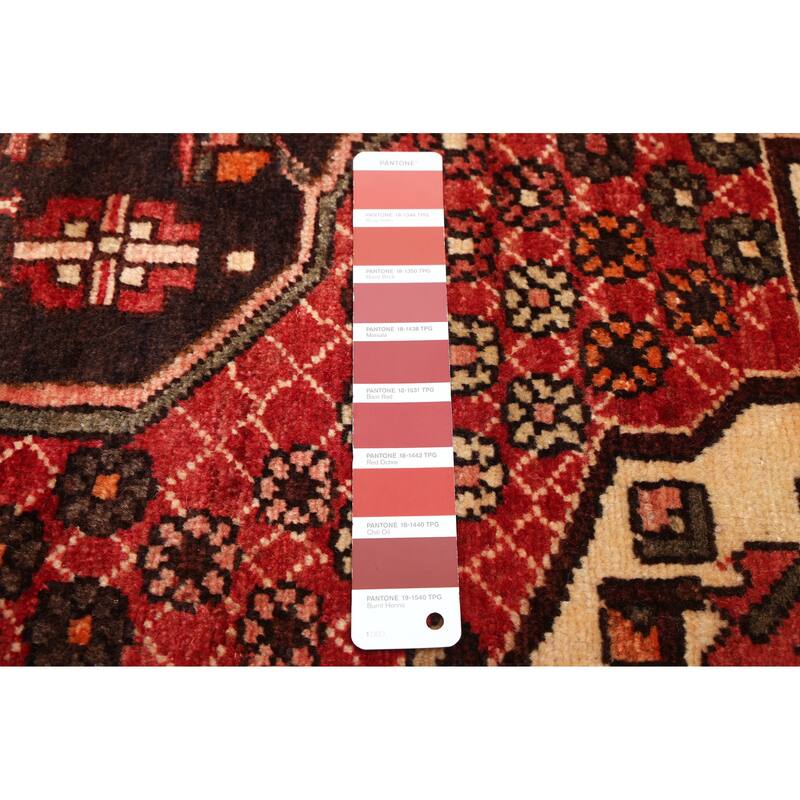 ECARPETGALLERY Hand-knotted Kayseri Vintage Red Wool Rug - 5'4 x 6'11