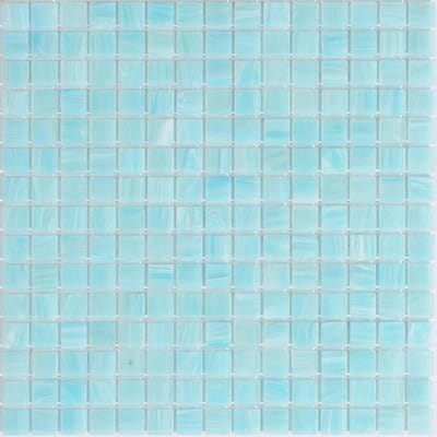 Apollo tile 12" x 12" Celestial Glossy Light Opal Green Glass Tile (20 sq ft/case) - 20 Pack