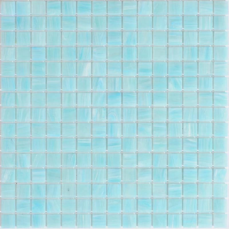 Apollo tile 12" x 12" Celestial Glossy Light Opal Green Glass Tile (20 sq ft/case) - 20 Pack