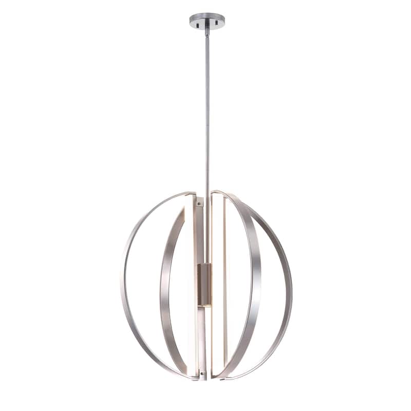 Liv 24" LED 5-Light Chandelier - Brushed Nickel