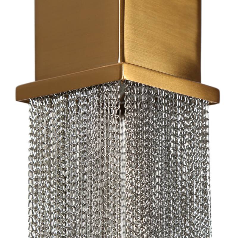Modern LED Gold 1-Light Pendant Light for Kitchen Island Bedroom Bathroom