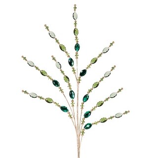 Melrose International Red Jewel Bead Spray (Set of 2) main image 0