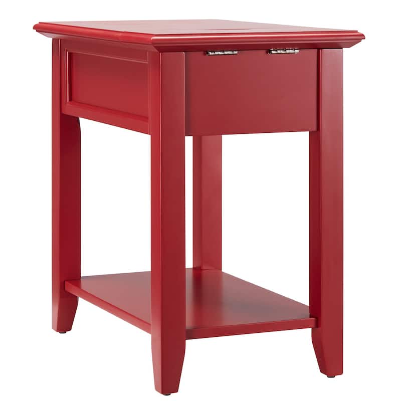 Zayden 1-drawer Side Table with Charging Station by iNSPIRE Q Bold