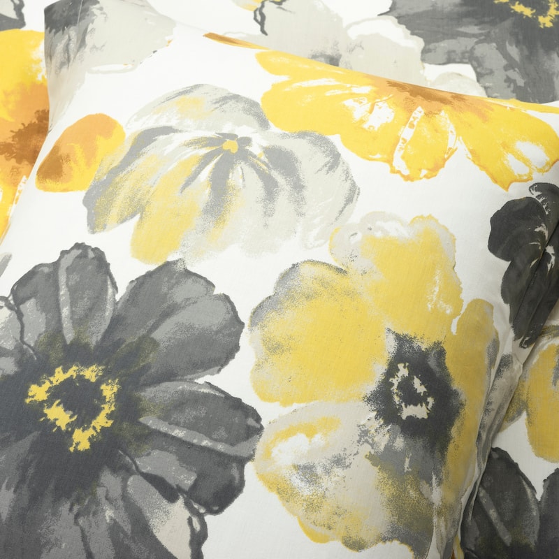 Lush Decor Leah Reversible Cotton Duvet Cover 3 Piece Set