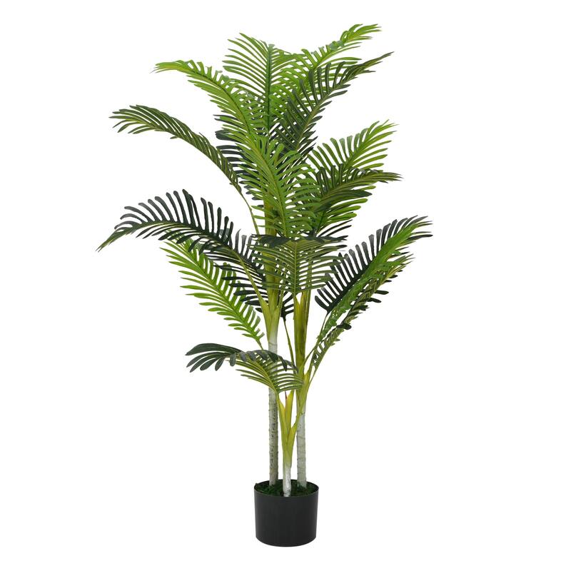 61" Artificial Palm Trees with Pots, Set of 2