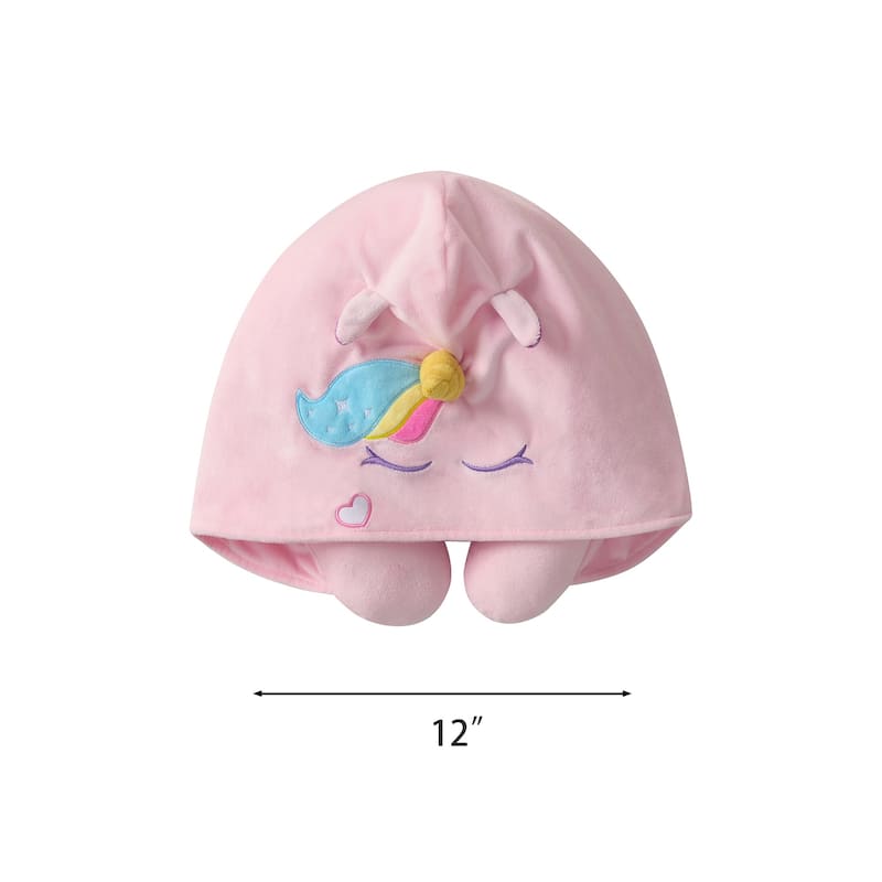 3D Animal Neck Pillow and Throw Set for Kids