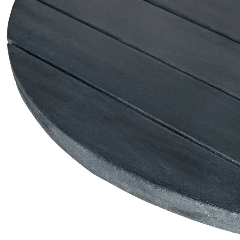 SAFAVIEH Outdoor Shile Round Table - 35Wx35Dx29H