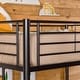 preview thumbnail 3 of 12, Walker Edison Abner Black Metal Full Size Loft Bed