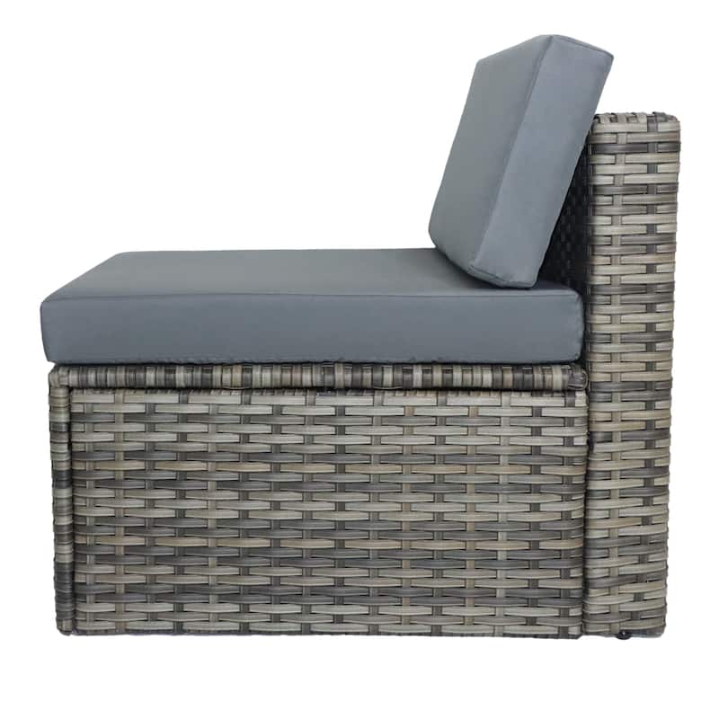 7 Piece Patio Furniture Sets Outdoor Sectional Sofa