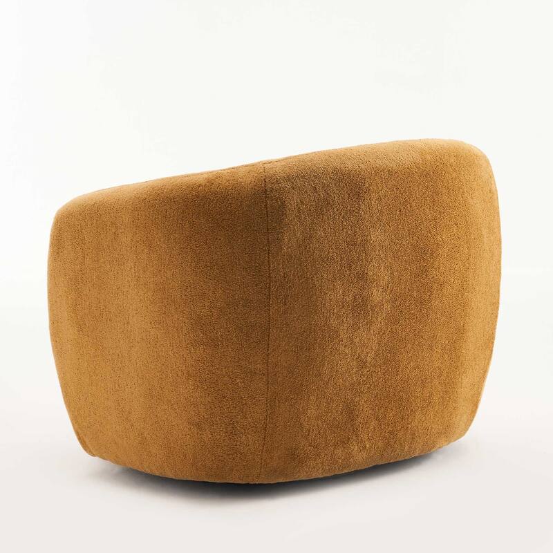 Mid-Century Modern Accent Chair, Soft Padded Single Sofa